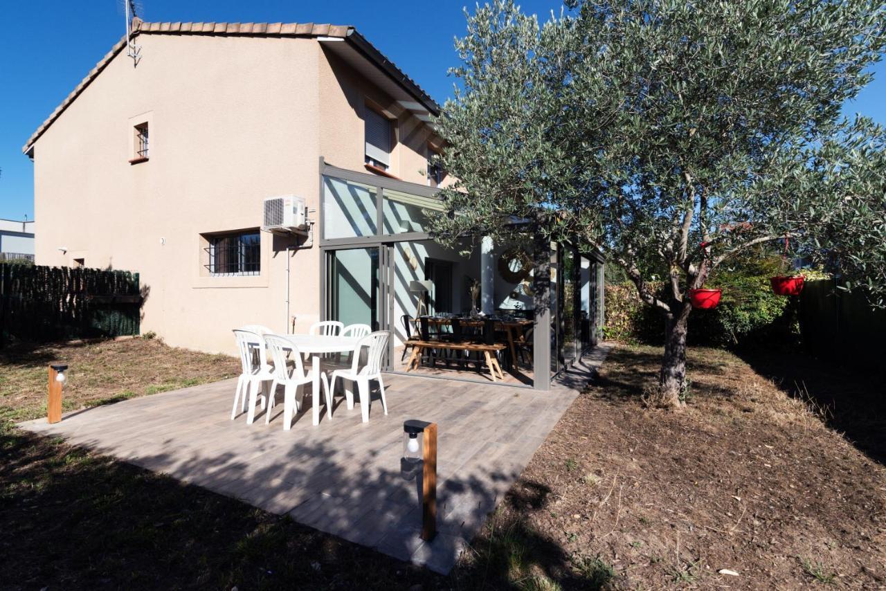Guilhermy - Maison Contemporaine Avec Jardin Toulouse Bagian luar foto